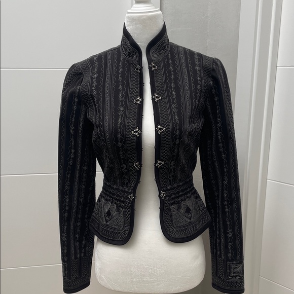 Black Embroidered Jacket - Picture 1 of 4
